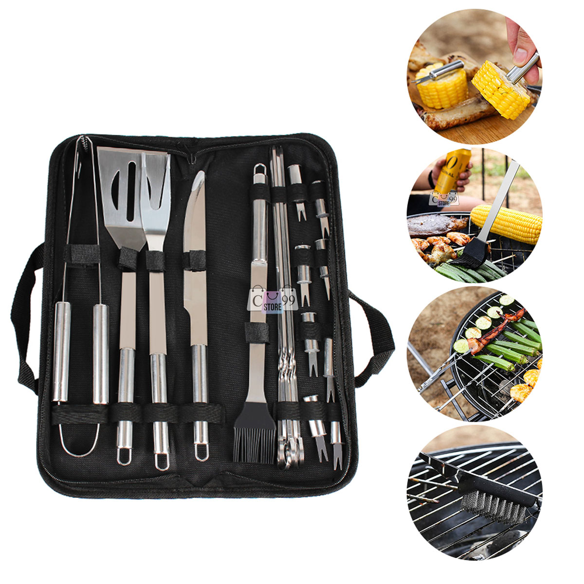 Miniatura 5 de Kit De Barbacoa Para Asados Set BBQ